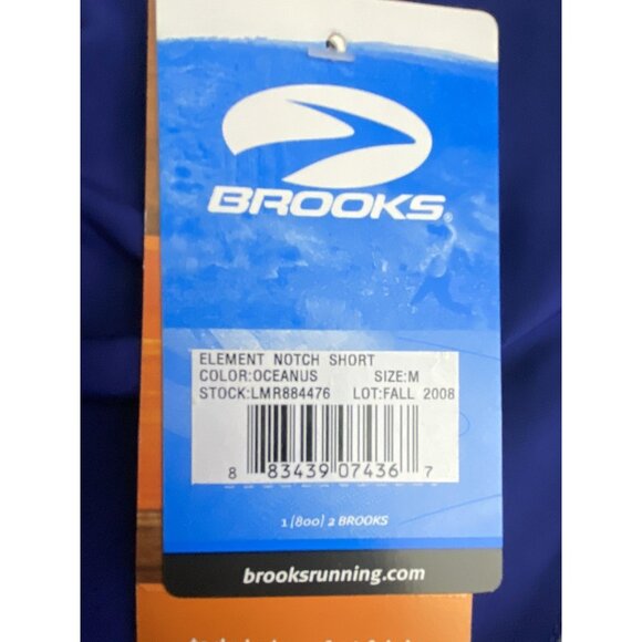 Brooks Mens Size Medium Element Notch Oceanus Equilibrium Dead stock Shorts - Picture 5 of 10